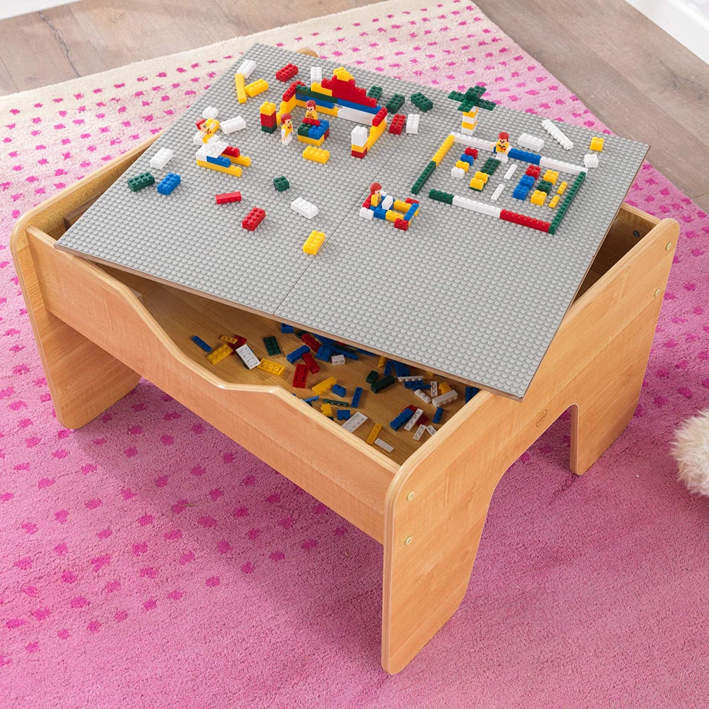 2-in-1 Activity Table with Board for kids 64 x 60 x 40 cm